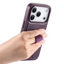 iPhone 18 Pro MagSafe-skal med fingerband Lila