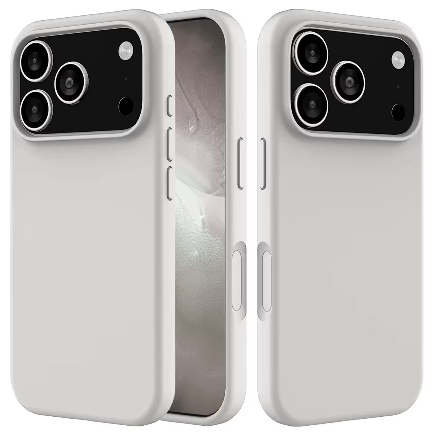 iPhone 18 Pro MC Silikonskal Stone