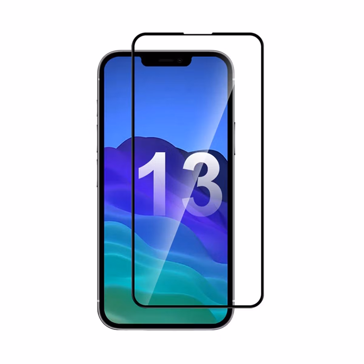 iPhone 13 Pro Max MC heltäckande härdat glas skärmskydd