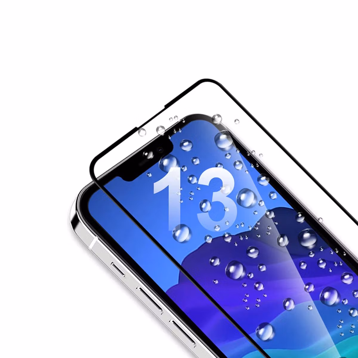 iPhone 13 Pro Max MC heltäckande härdat glas skärmskydd
