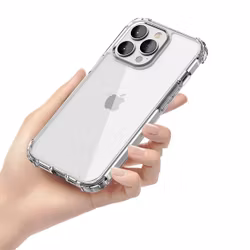 iPhone 13 Mini Shockproof Silicone Case Transparent