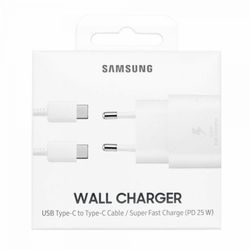 Samsung original USB-C 25W Snabbladdare Vit