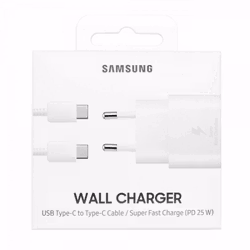 Samsung original USB-C 25W Snabbladdare Vit
