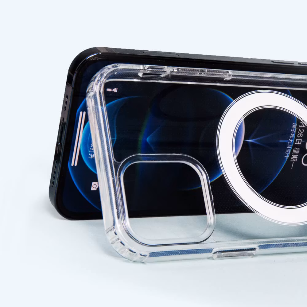iPhone 12 Pro Max Clear PC Magnetic Wireless Charging Case Transparent