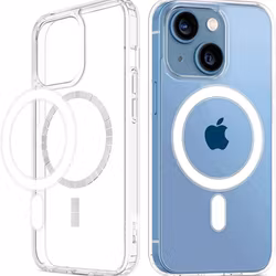 iPhone 13 Pro Max Clear PC Magnetic Wireless Charging Case Transparent