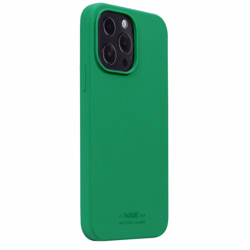 Holdit silikonskal iPhone 13 Pro GRASS GREEN