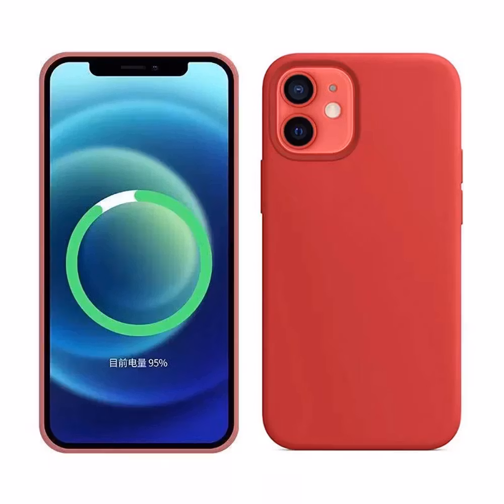 iPhone 13 Pro MagSafe Silikonskal Red