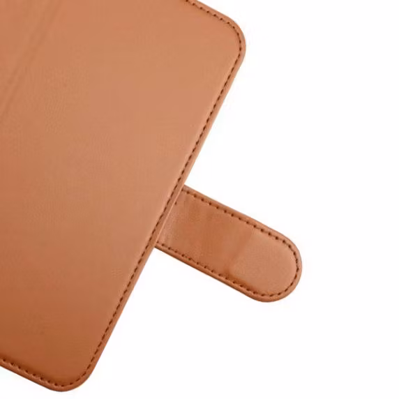 iPhone 13 Pro Max Magnetic Wallet Case guldbrun