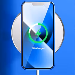 iPhone 12/12Pro MC Silikonskal blå
