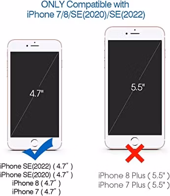 iPhone 7/8/SE2020 Silikonskal i svart färg