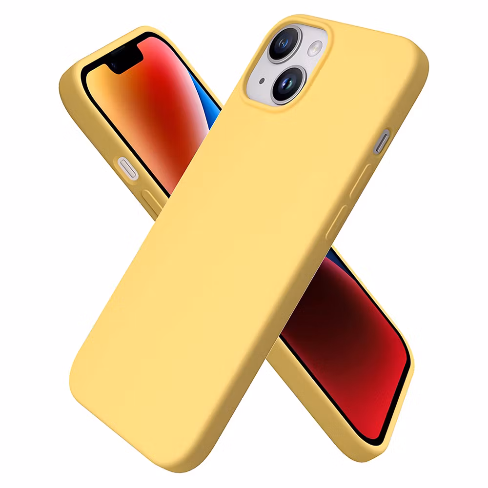 iPhone 14 Plus Silikonskal med MagSafe - solsken