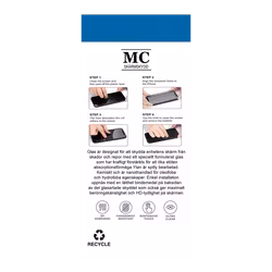 iPhone 14 Pro Max MC Heltäckande Skärmskydd härdat glas med förpackning