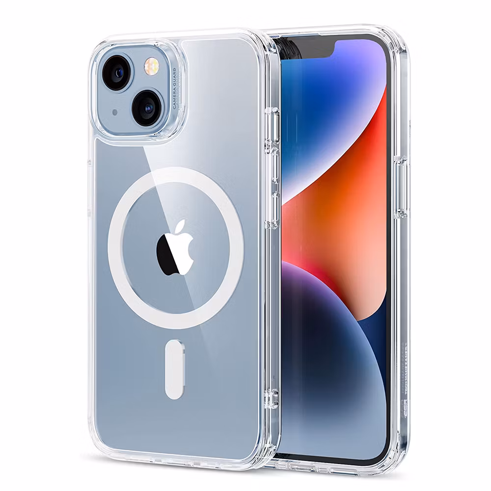 iPhone 14 Clear PC Magnetic Wireless Charging Case Transparen