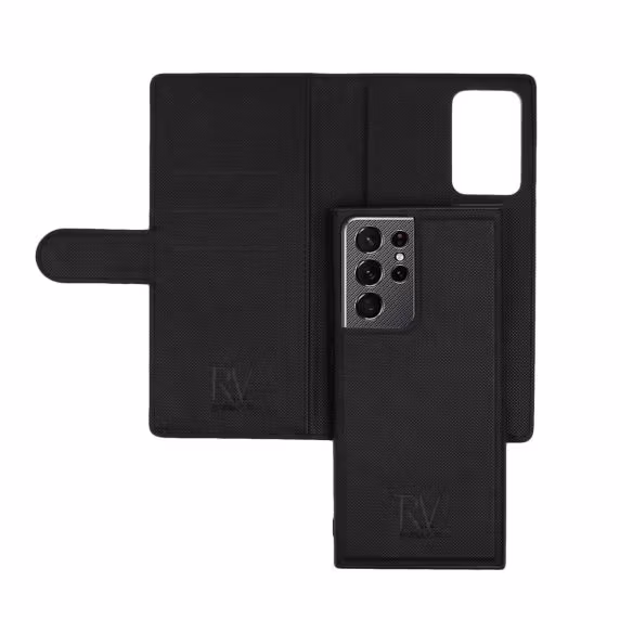 RV Magnetic Wallet Case Galaxy S21Ultra Black