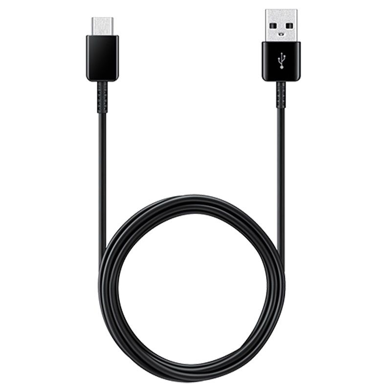 SAMSUNG ORIGINAL USB-A TILL USB-C 1,5M laddningskabel Svart