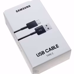 SAMSUNG ORIGINAL USB-A TILL USB-C 1,5M laddningskabel Svart