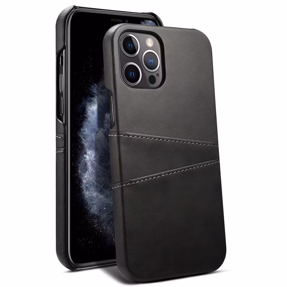 iPhone 14 Pro Max Skal med Kortfack Svart