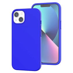 iPhone 14 MC Silikonskal i Blå färg