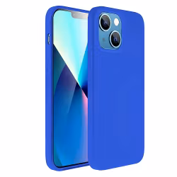 iPhone 14 MC Silikonskal i Blå färg