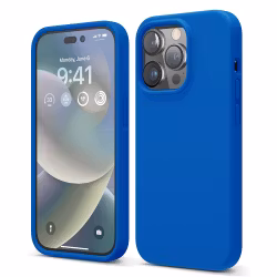 iPhone 14 Pro Max MC Silikonskal Blue