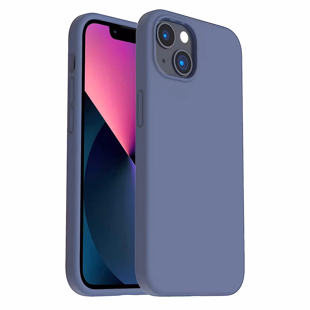 iPhone 14 Plus MC Silikonskal Ice Blue