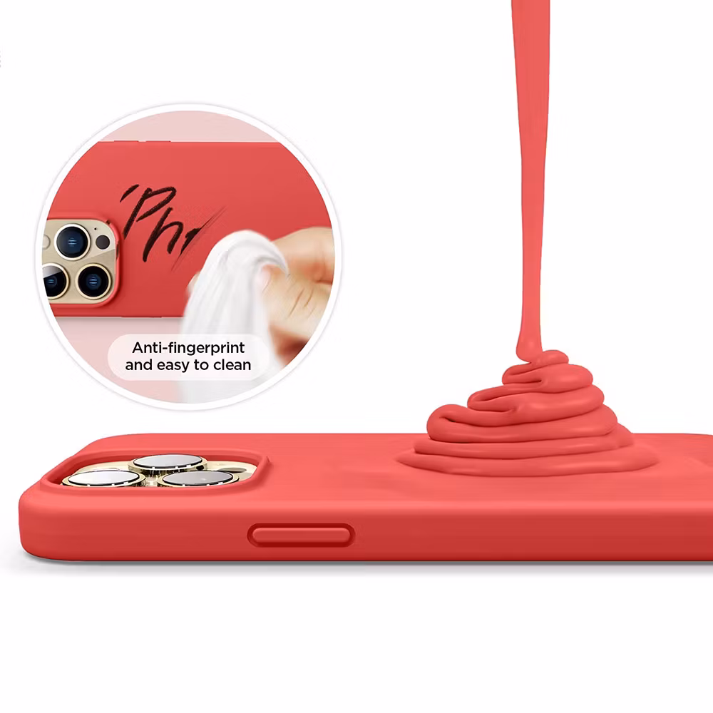 iPhone 13 Pro MC silikonskal scarlet