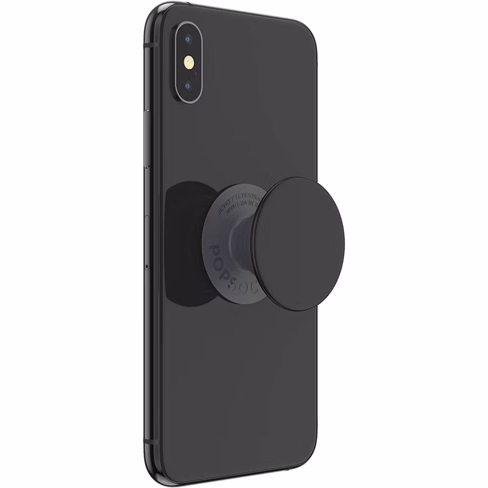 PopSockets Basic Grip Med Ställfunktion Svart