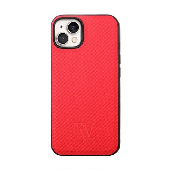 iPhone 14 Plånboksfodral Magnet Rvelon - Röd
