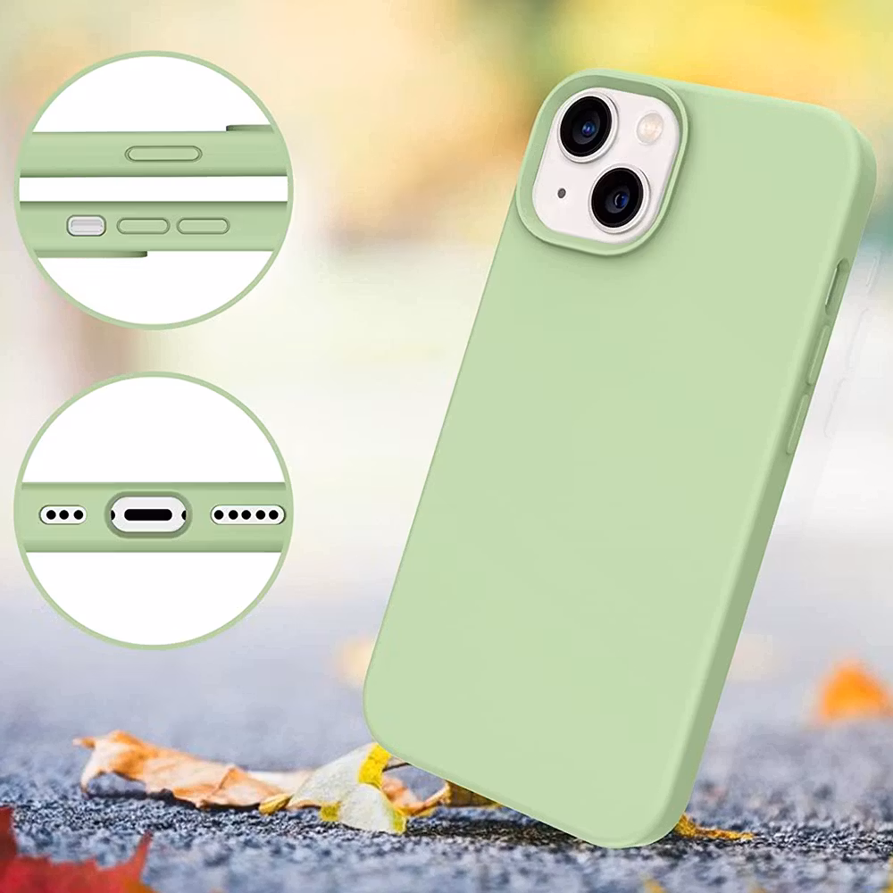 iPhone 14 MC Silikonskal Mint