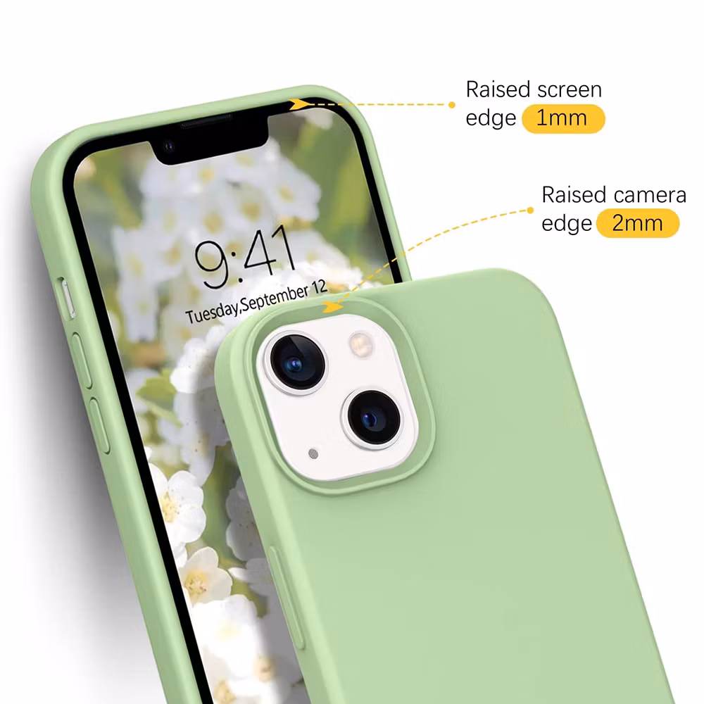 iPhone 14 MC Silikonskal Mint