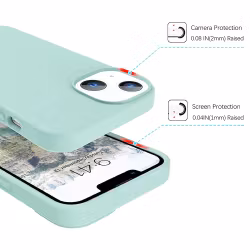 iPhone 14 MC Silikonskal Turkos