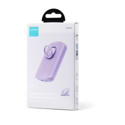 Magnetic Wireless 20W, 6000mAh Powerbank with Ring Holder - Lila