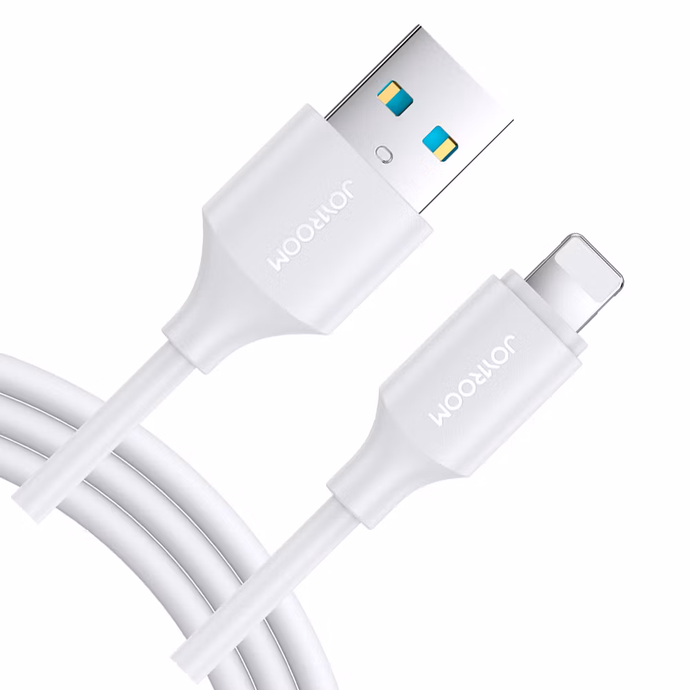 iPhone USB-A till LIGHTNING KABEL 2M VIT