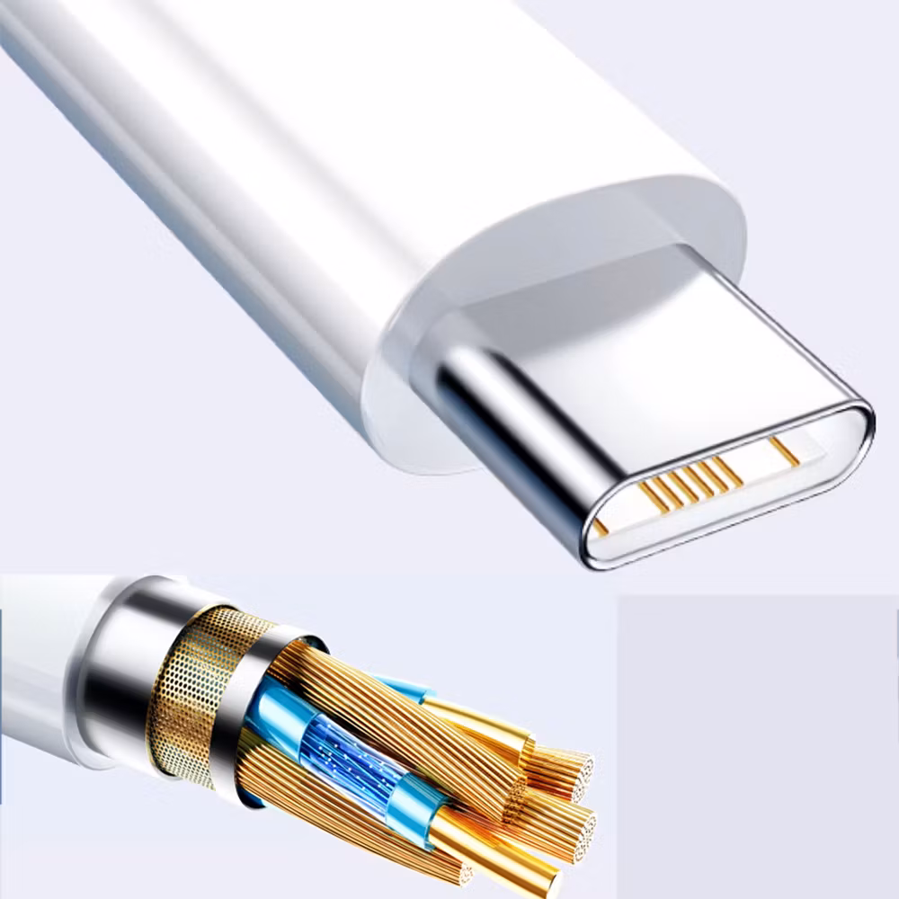 KABEL USB-A till USB-C  3.0 1M VIT