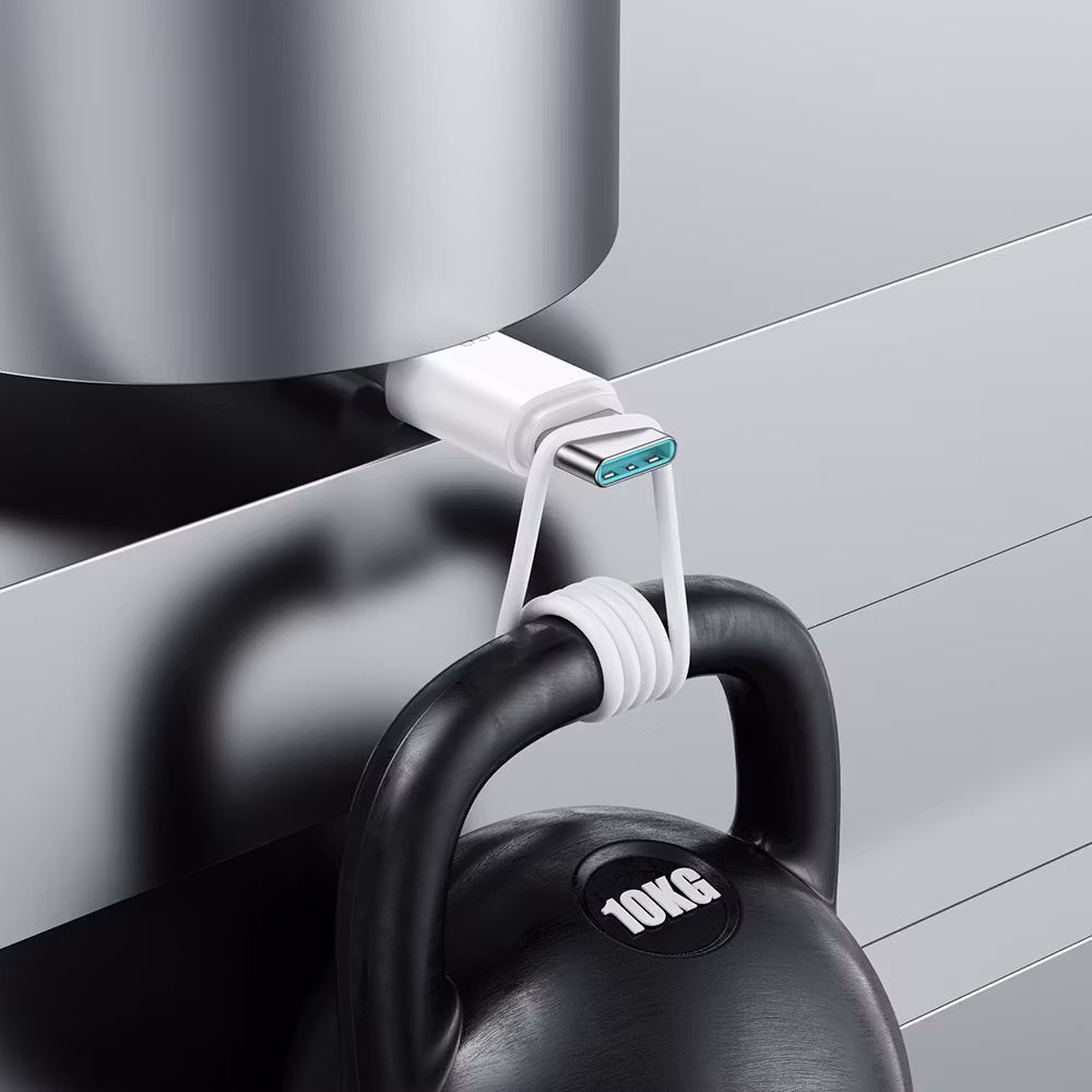 KABEL USB-A till USB-C  3.0 1M VIT