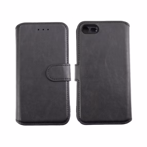 iPhone 7-8-SE2020-SE2022 RV Wallet Case Magnet Black