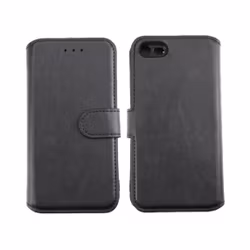 iPhone 7-8-SE2020-SE2022 RV Wallet Case Magnet Black