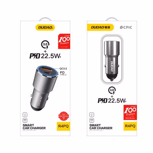 Dudao Billaddare 22,5Watt 1xUSB-C + 1xUSB-A