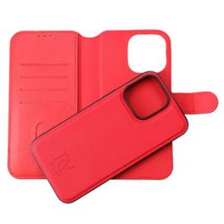 iPhone 12 / 12 Pro plånboksfodral magnet Red