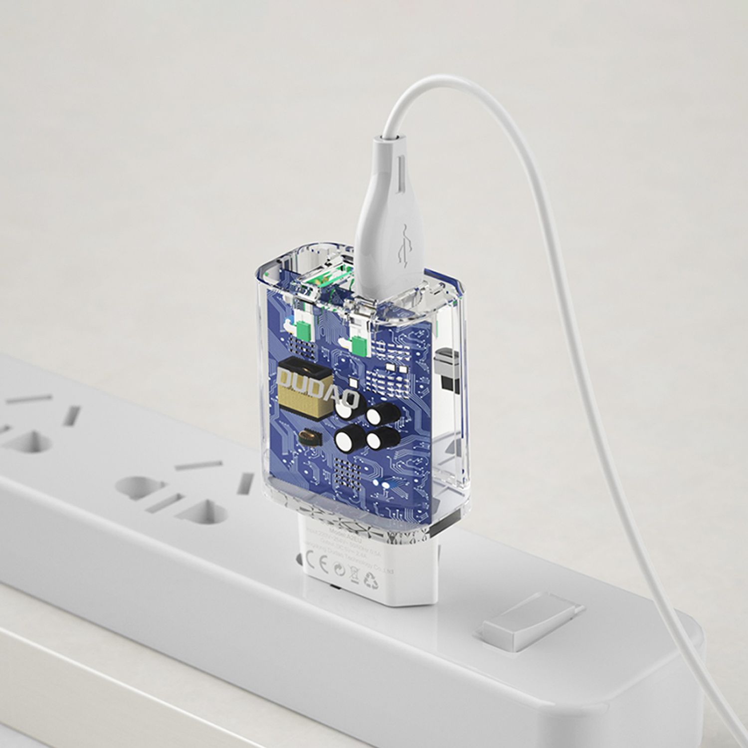 Dudao A2EUL Adapter 12Watt 2xUSB-A
