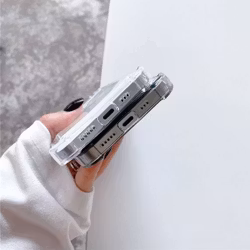 iPhone 11 Stöttåligt Skal med Kortfack - Transparent