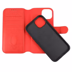 iPhone 15 Plånboksväska Magnet Röd