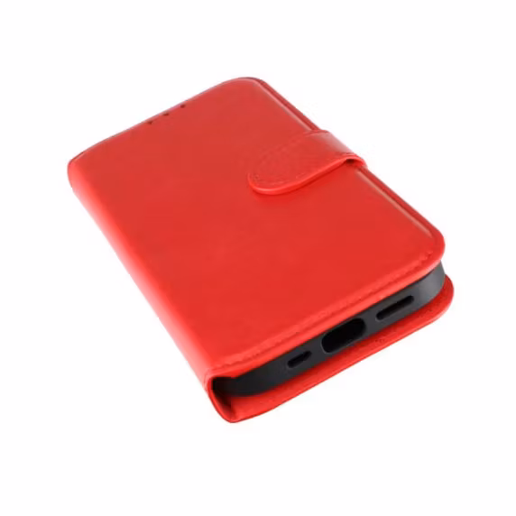 iPhone 15 Plånboksväska Magnet Röd