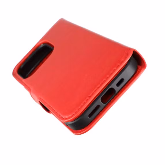 iPhone 15 Pro Plånboksväska Magnet Röd
