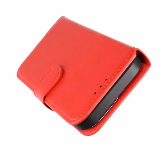 iPhone 15 Pro Plånboksväska Magnet Röd