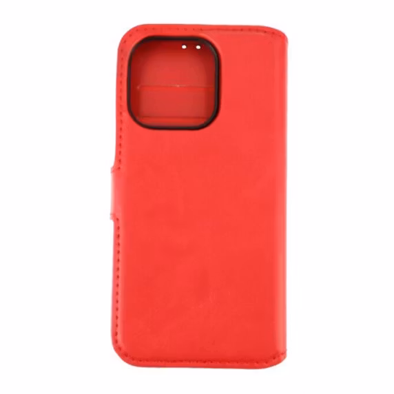 iPhone 15 Pro Max Plånboksväska Magnet Röd