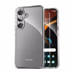 Galaxy S24 Stöttåligt Skal Rvelon-Transparent