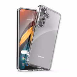 Galaxy S24 Stöttåligt Skal Rvelon-Transparent