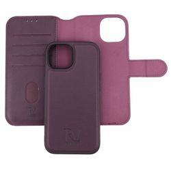 iPhone 12/12 Pro RV Wallet Case Magnet Dark Cherry