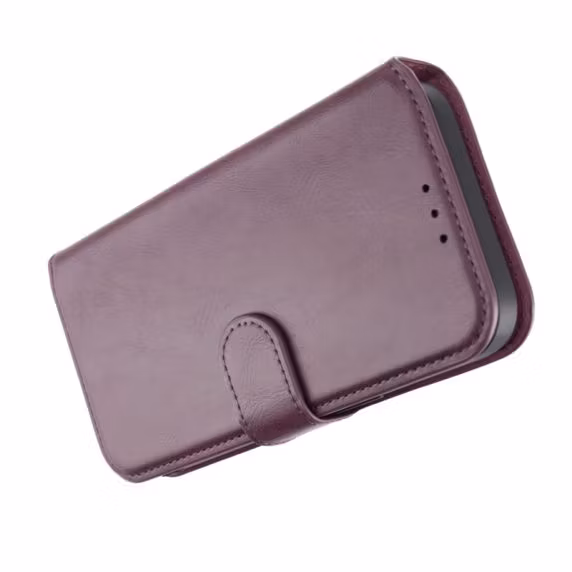 iPhone 12/12 Pro RV Wallet Case Magnet Dark Cherry